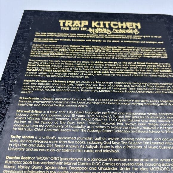 Trap Kitchen: The Art of Street Cocktails Hardcover Book - Picture 3 of 11